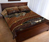 Turtle Zipper Leather Quilt Bed Set - Love Quilt Bedding Set