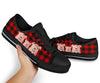 Pig Cute Caro Red Low Top Shoes