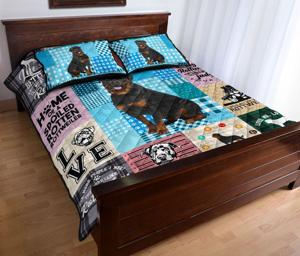 Rottweiler Caro - Bed Set - Love Quilt Bedding Set