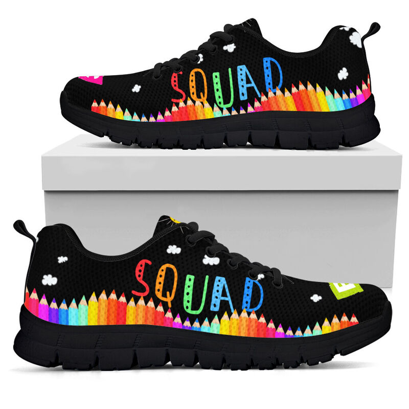 Spanish Teacher Squad Abc Kd Sneakers, Runni- Love Sneakers