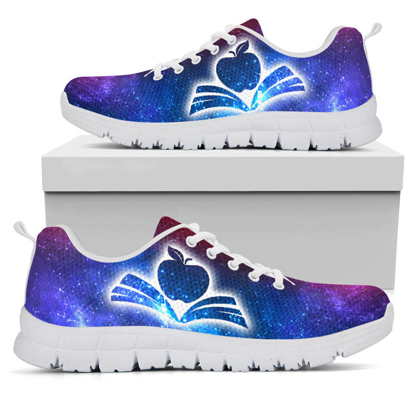Teacher Galaxy2 Maroon Blue Kd Sneakers, Running Shoes, Shoes For Women, Shoes For Men, Cust- Love Sneakers