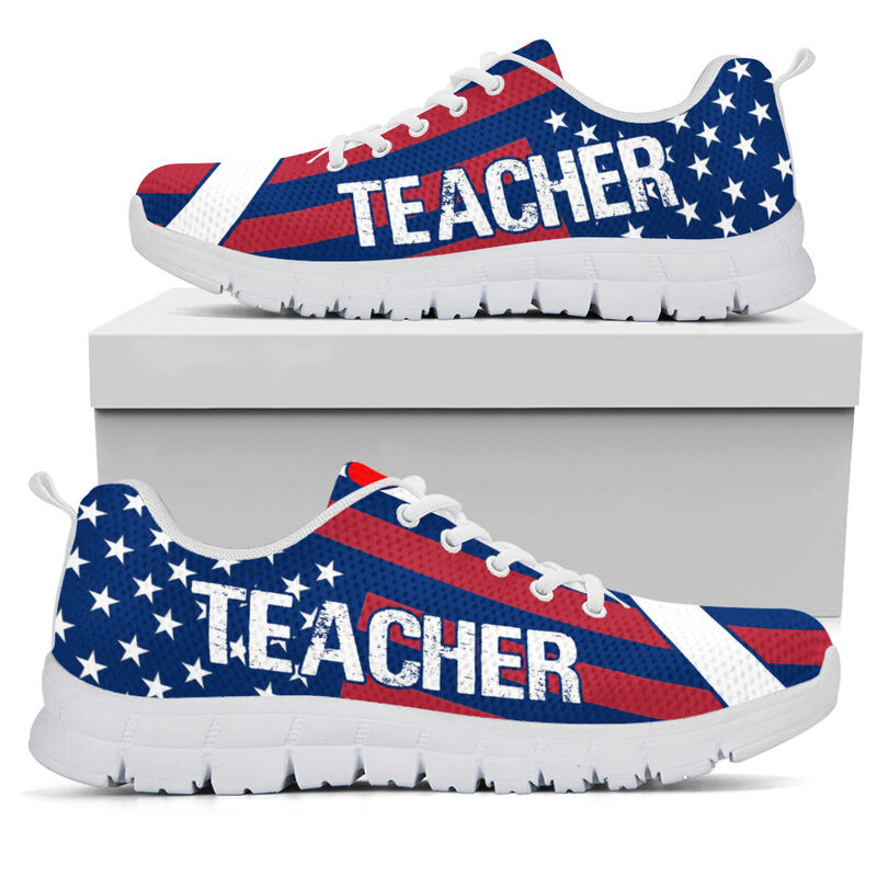 Teacher Peace Sneakers, Running Shoes, Shoes For Women, Shoes For Men, Custom Shoes, L- Love Sneakers