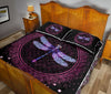 Dragonfly Paisley Round - Love Quilt Bedding Set