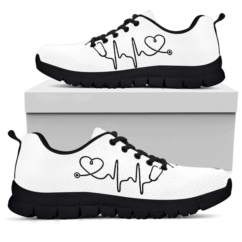 Nurse- White Kd Sneakers, Running Shoes, Shoes For Women, Shoes For Men, Custom Shoes, L- Love Sneakers