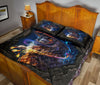 Owl Art Quilt Bed Set - Love Quilt Bedding Set