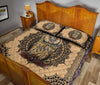 Owl Kraft Style Quilt Bed Set - Love Quilt Bedding Set