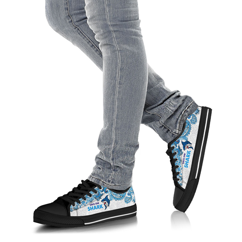 Save The Shark - Shark Low Top Shoe - Love Love Top Shoes