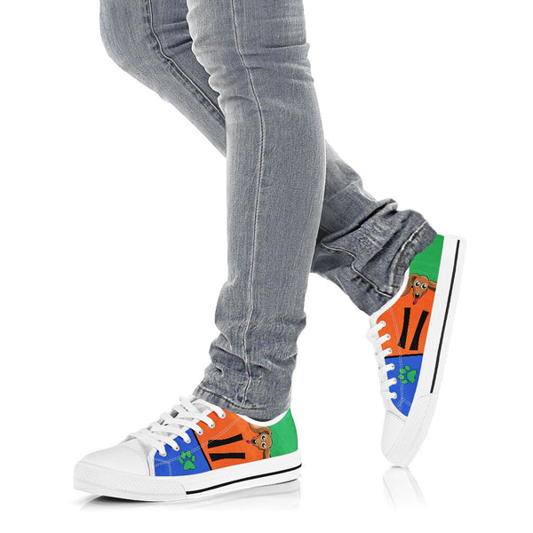 Dachshund Funny Color - Low Top - Nnd Shoe - Love Love Top Shoes