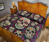 Quilt Bed Set - Skull 62 - Love Quilt Bedding Set