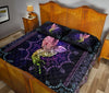 Hummingbird Animal Mandala Quilt Bed Set - Love Quilt Bedding Set