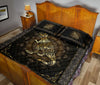 Dinosaur Gold Quilt Bed Set 7- Love Quilt Bedding Set