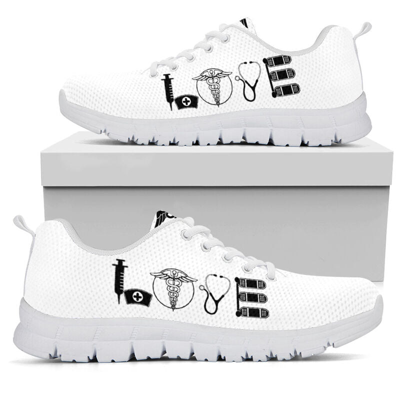 Cna Love Black White Kd Sneakers, Running S- Love Sneakers
