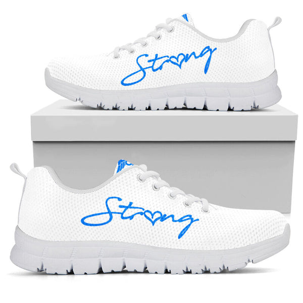 Nurse-strong Blue White Sneakers, Running Shoes, Shoes For Women, Shoes For Men, Custom Shoe- Love Sneakers