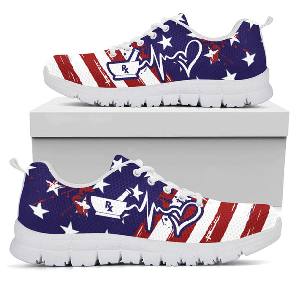 Pharmacy Tech American Sneakers, Running Shoes, Shoes For Women, Shoes For Men, Custom Shoes- Love Sneakers