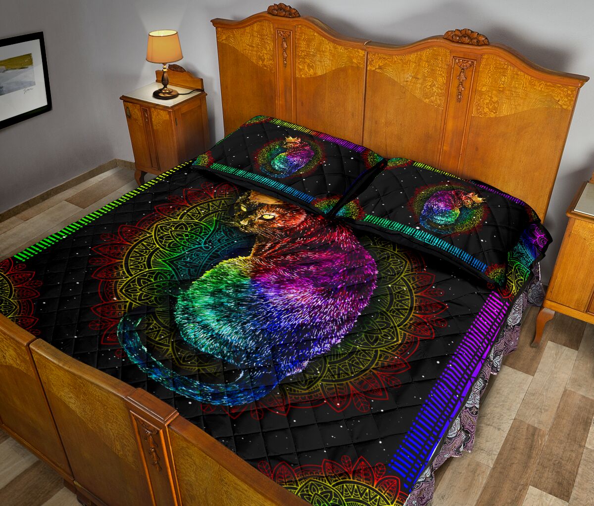 Quilt Bed Set - Colorful - Cat 14 - Love Quilt Bedding Set