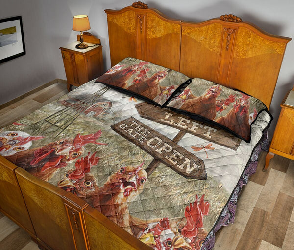 Quilt Bed Set - Farming - Chicken 27 - Love Quilt Bedding Set