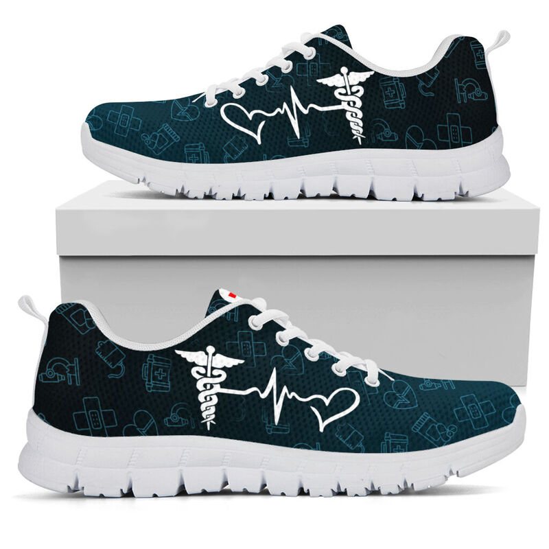 Nurse Sneakers, Running Shoes, Shoes For Women, Shoes For Men, Custom Shoes, L- Love Sneakers