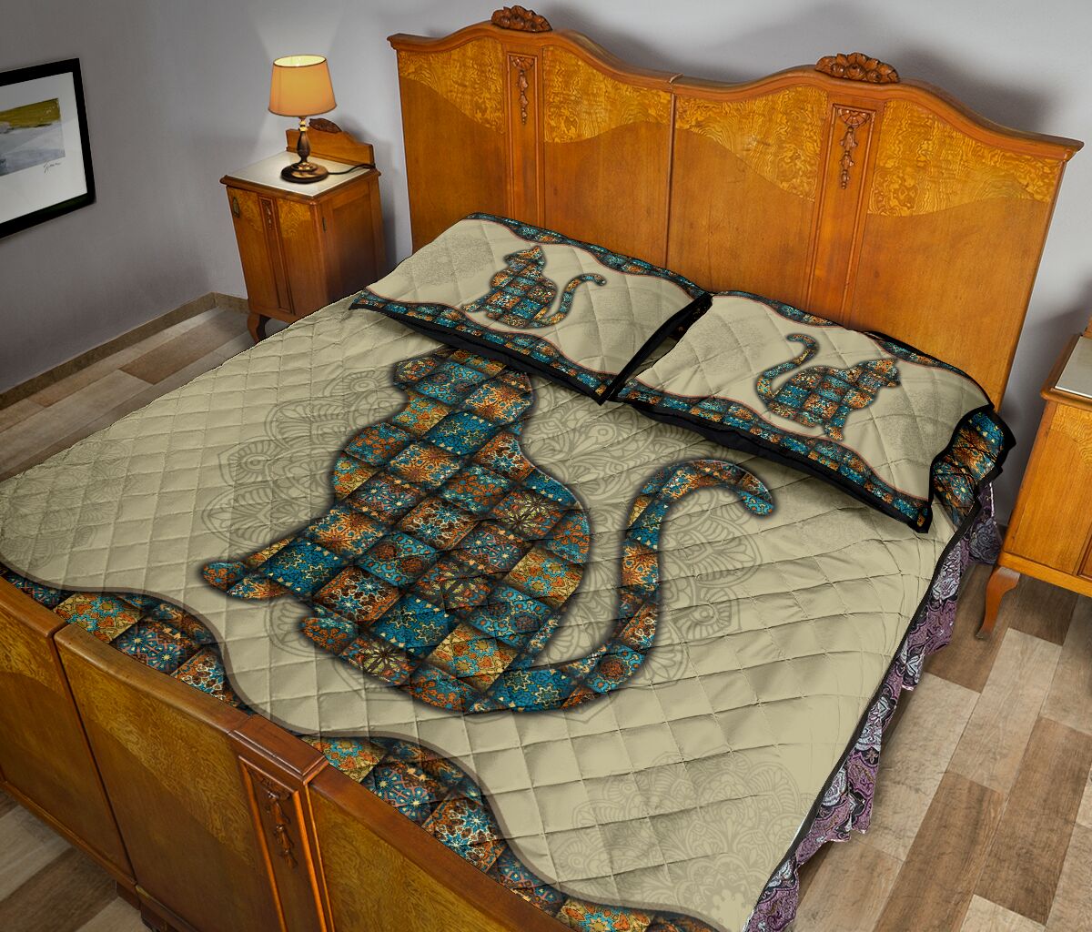 Quilt Bed Set - Mandala - Cat 21 - Love Quilt Bedding Set