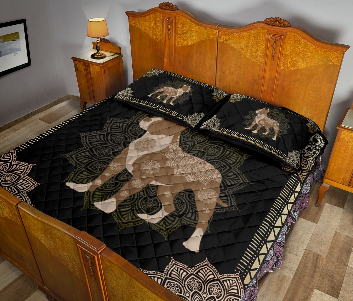 Pitbull Quilt Bed Set 12 - Love Quilt Bedding Set