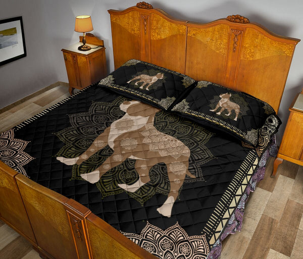 Pitbull Quilt Bed Set 12 - Love Quilt Bedding Set