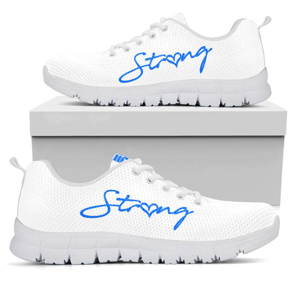 Librarian Blue White Kd Sneakers, Runni- Love Sneakers