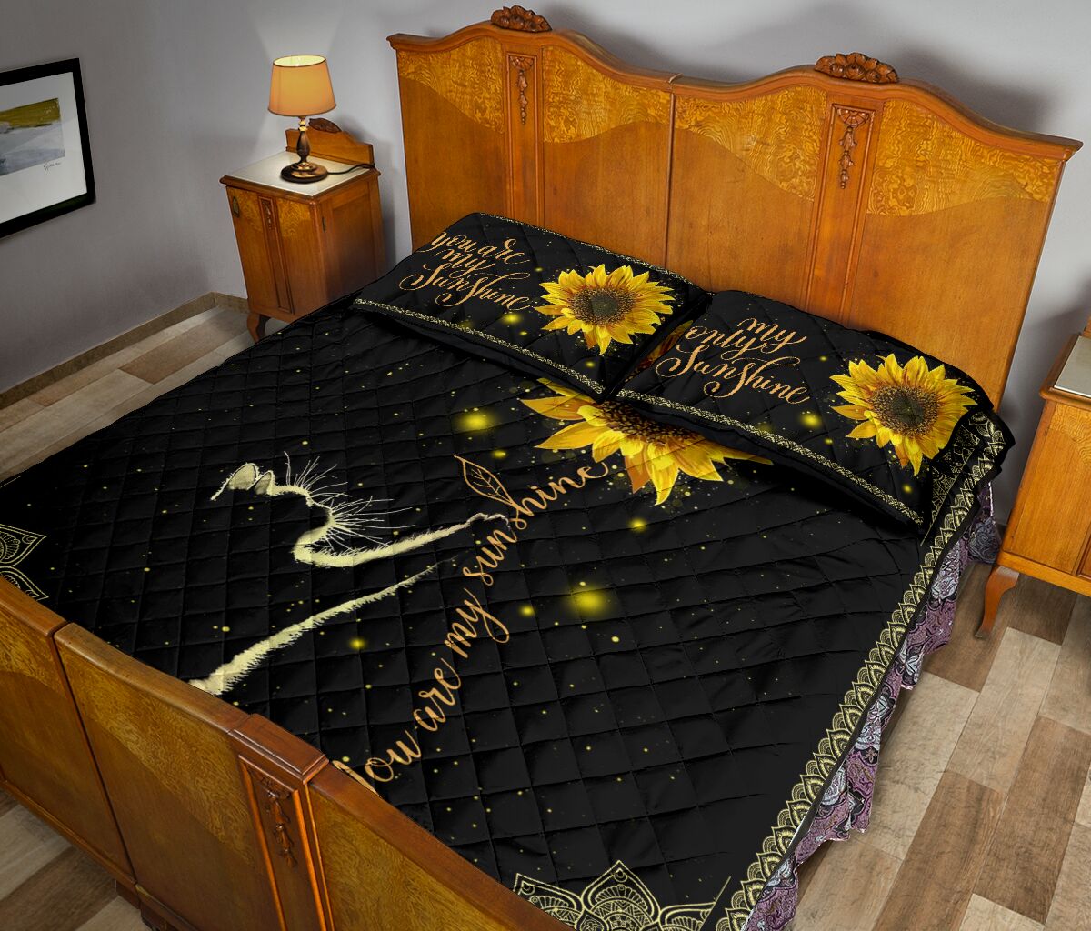 Cat Quilt Bed Set 67 - Love Quilt Bedding Set