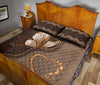 Butterfly Animal Leather Quilt Bed Set - Love Quilt Bedding Set