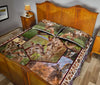 Giraffe Rectangle Style Quilt Bed Set - Love Quilt Bedding Set