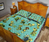 Turtle Art Quilt Bed Set 4- Love Quilt Bedding Set