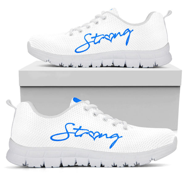 Preschool Strong Blue White Kd Sneakers, Running Shoes, Shoes For Women, Shoes For Men, Cust- Love Sneakers