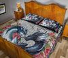 Dragon Wood And Rose Quilt Bed Set - Love Quilt Bedding Set