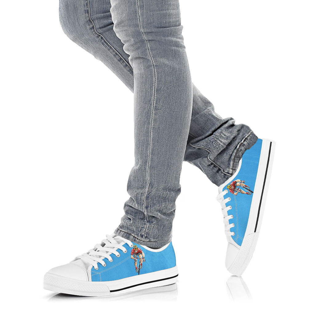 Cycling Blue - Low Top Shoe - Love Love Top Shoes