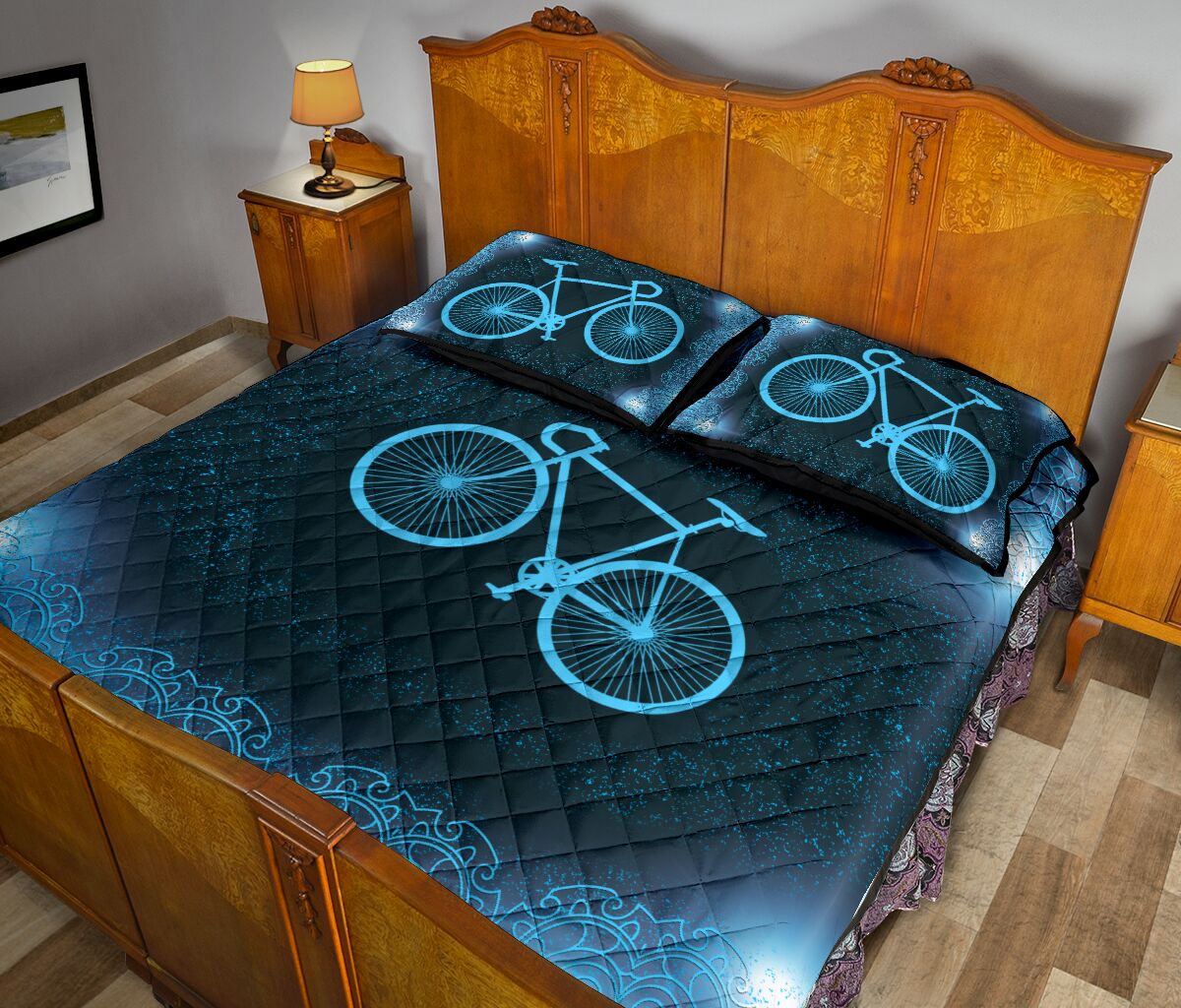 Cycling Light - Bed Set - Love Quilt Bedding Set