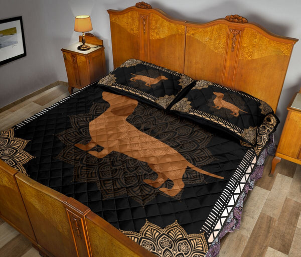Dachshunch Quilt Bed Set 16 - Love Quilt Bedding Set