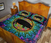 Pig Hippie Style Quilt Bed Set - Love Quilt Bedding Set