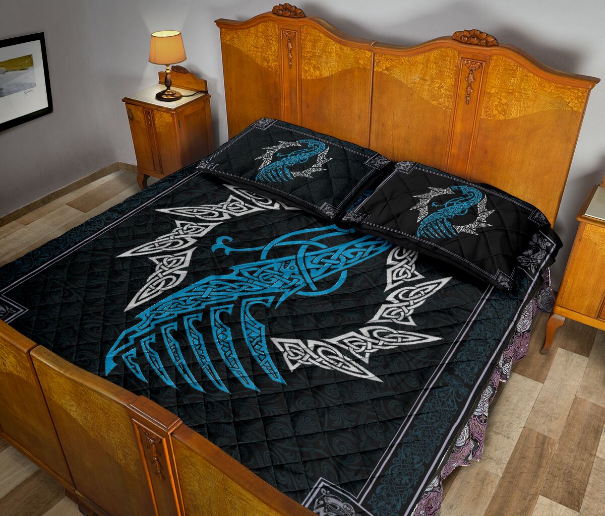 Dragon Celtic Style Quilt Bed Set 8- Love Quilt Bedding Set