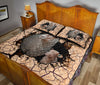 Sheep Earth Crack Style Quilt Bed Set - Love Quilt Bedding Set