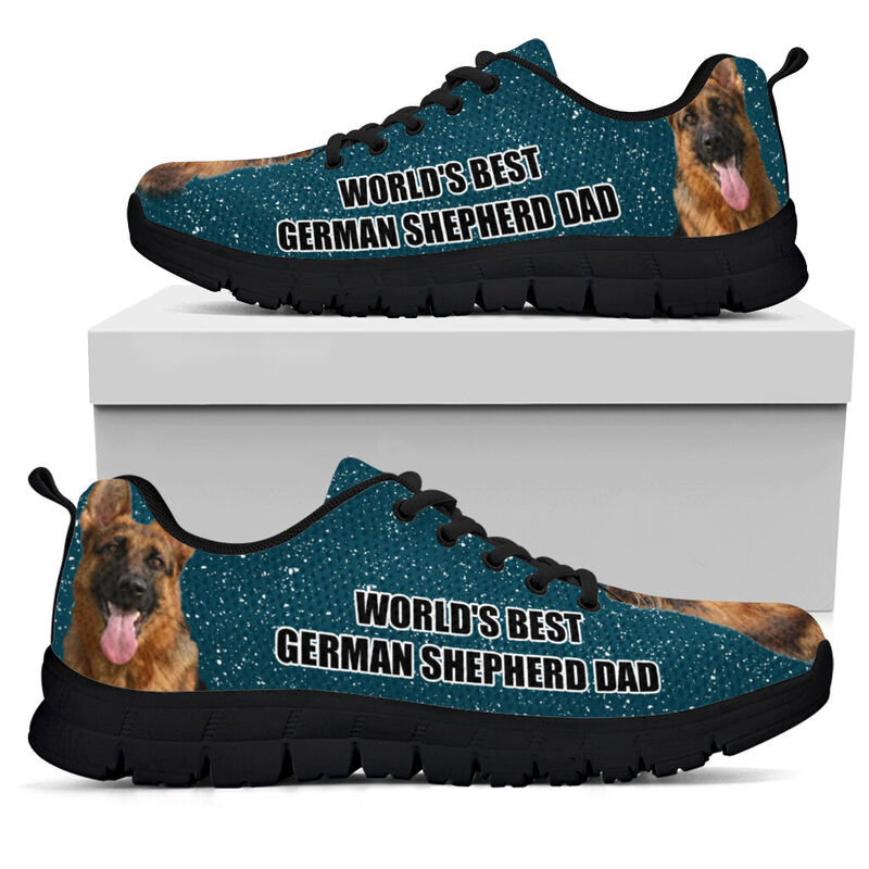 German Shepherd Dad Sneakers, Runni- Love Sneakers