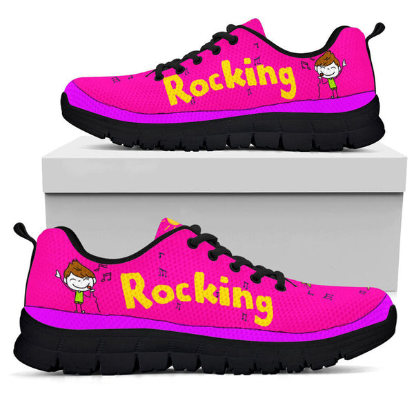 Reading And Rocking Child Pink Kd Sneakers, Runni- Love Sneakers