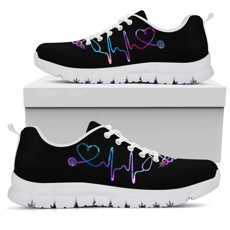Galaxy Nurse Sneakers, Running Shoes, Shoes For Women, Shoes For Men, Custom Shoes, L- Love Sneakers