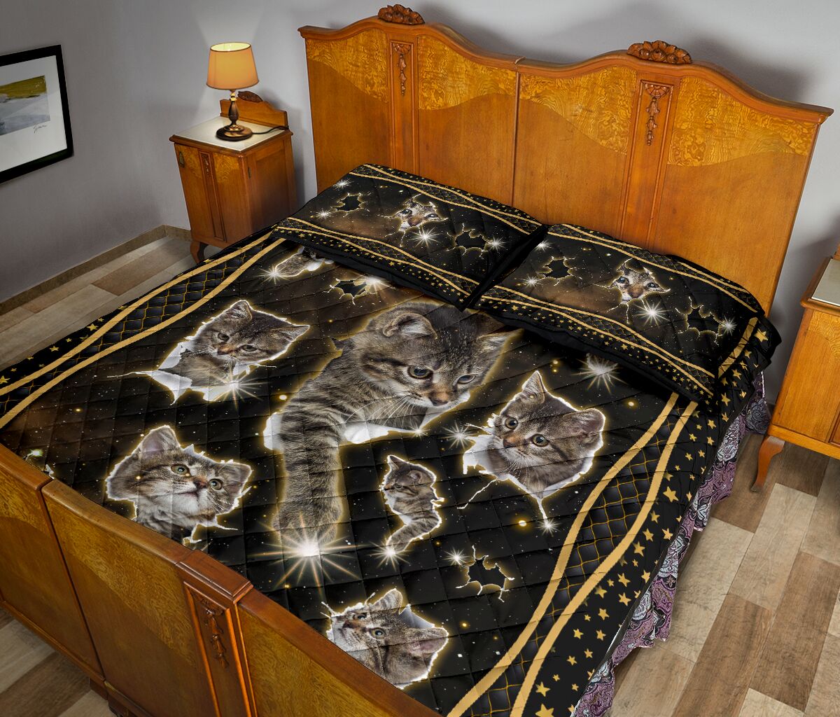 Quilt Bed Set - Cat 61 - Love Quilt Bedding Set