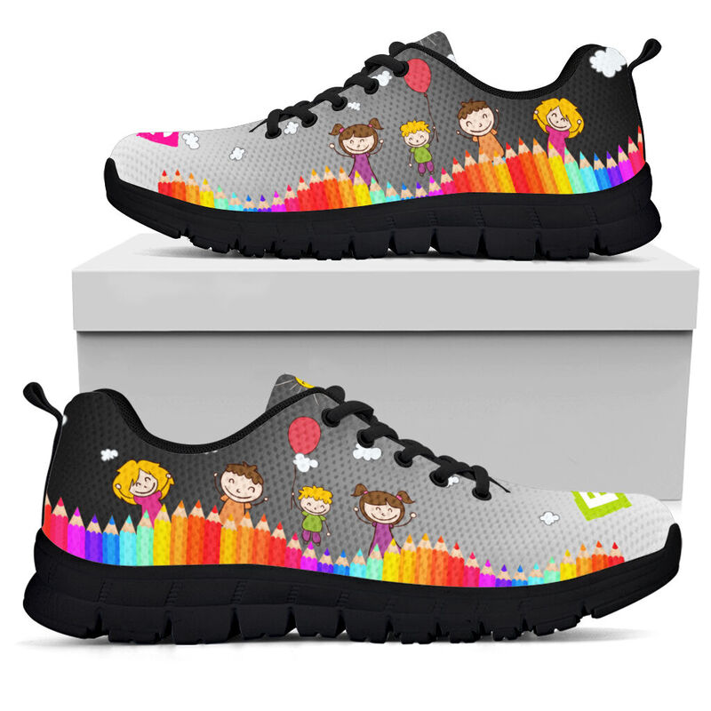 Child Care Abc Grey White Kd Sneakers, Running - Love Sneakers