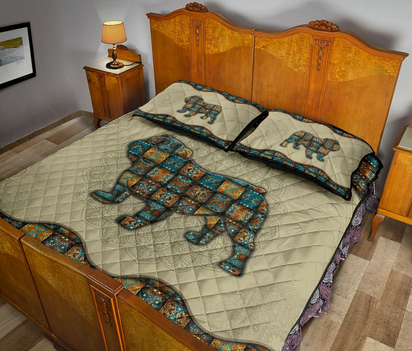 Quilt Bed Set - Mandala - Bulldog 10 - Love Quilt Bedding Set