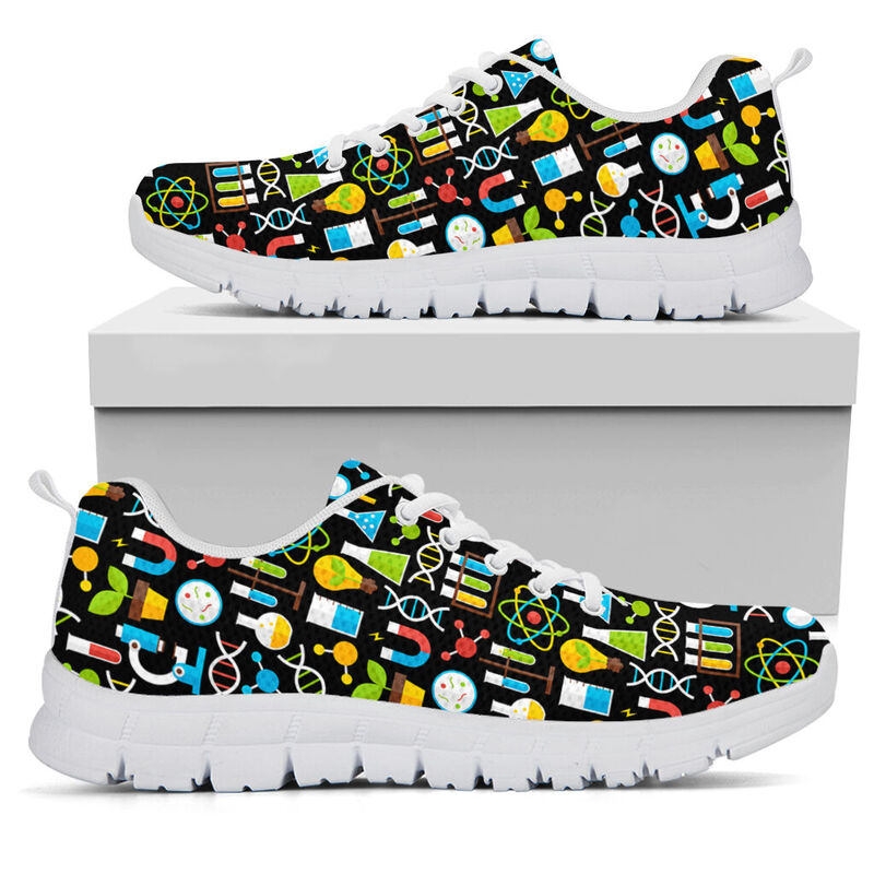 Biology Patterns Shoes Sneakers, Running - Love Sneakers