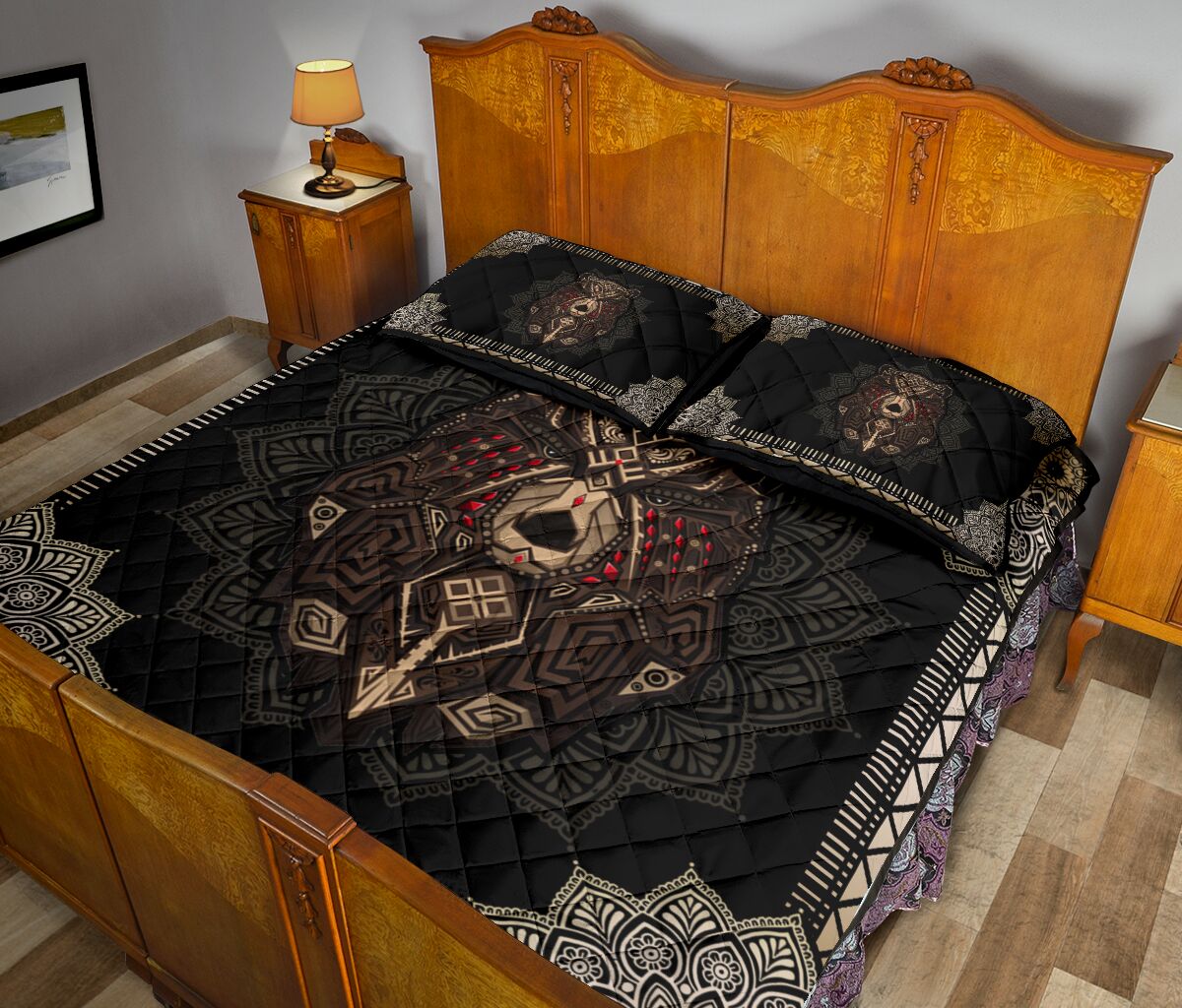 Bear Quilt Bed Set - Love Quilt Bedding Set