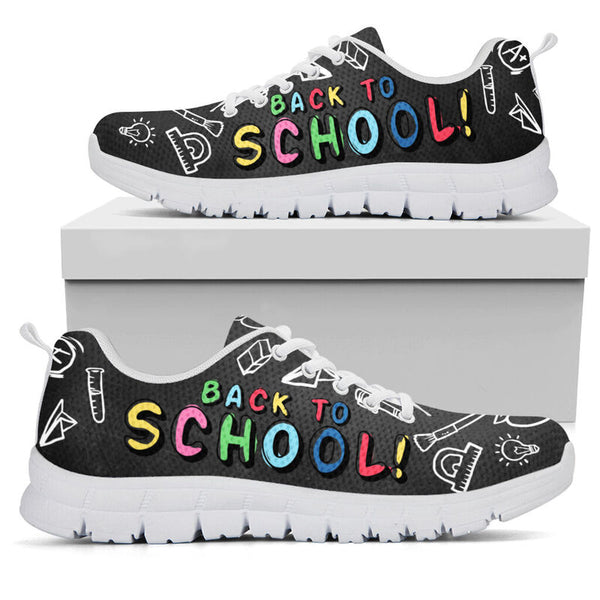 Teacher Welcome School Sneakers, Running Shoes, Shoes For Women, Shoes For Men, Custom Shoes- Love Sneakers