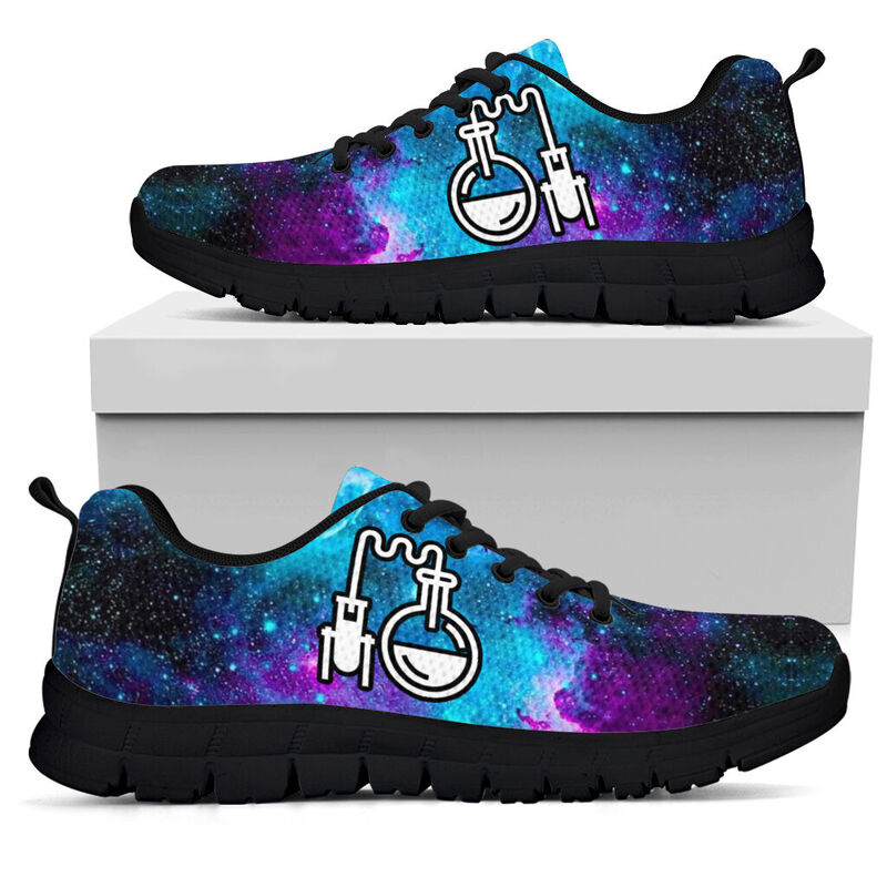Science Teacher- Galaxy Kd Sneakers, Runni- Love Sneakers