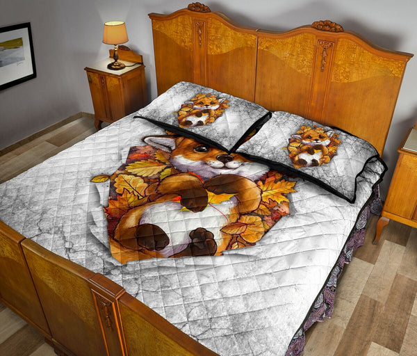 Fox Break Style Quilt Bed Set - Love Quilt Bedding Set