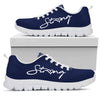 Nurse-strong Navy Blue Sneakers, Running Shoes, Shoes For Women, Shoes For Men, Custom Shoes- Love Sneakers