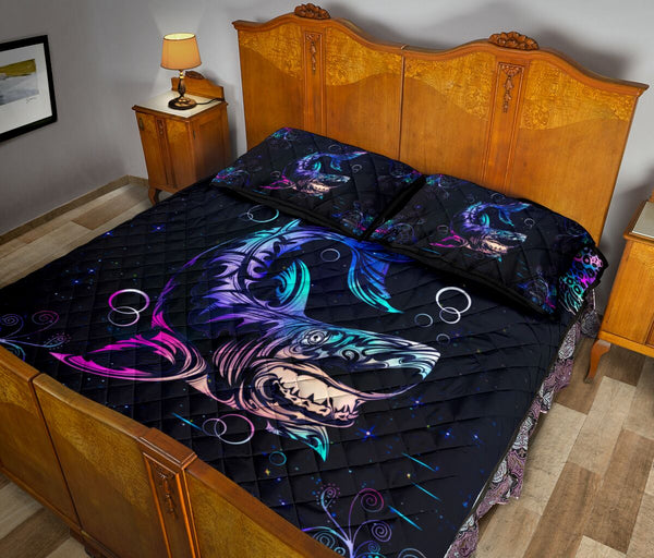 Shark Quilt Bed Set 8- Love Quilt Bedding Set
